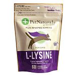 Palatable source of l-lysine. Supplemental administration helps reduce the severity and duration of feline herpes virus infections. Also helps reduce the incidence of flare-ups.