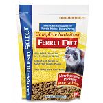 Complete Nutrition Ferret Diet is specially formulated to meet the high protein needs of a ferret s diet. Contains a combination of proteins and amino acids for health and growth. Also, fortified with taurine and essential vitamins and minerals.