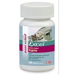 Excel Enteric Coated Aspirin, provides safe and effective pain relief for dogs. The Enteric coated formula helps to protect the stomach while the aspirin helps alleviate pain, inflammation and stiffness associated with arthritis.
