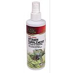 This food spray makes giving reptiles and amphibians essential vitamins easy and convenient. Made with a variety of vitamins including beta carotene (Vitamin A), C, B1, B2, B6, B12, D3, Niacin and folic acid. Contains 8 oz. of food spray.