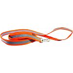 Blaze orange leash makes sure you and your dog stand out at extended distances. Perfect for walking your dog at night especially along roads and sidewalks 6-foot, double layer nylon webbing for extreme durability Genuine 3m reflective striping on both sid