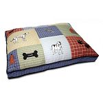 The Classic Applique Gusseted Dog Bed by Petmate is charming bed for your dog that has the look of a quilt. Bed is designed for the comfort of your pet and is filled with high loft polyester and dried cedar shavings. Cover has a zipper for easy removing.
