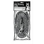 This 100% cotton, web lead has a solid brass swivel snap. It is used by professional trainers for obedience training, walking, and general exercise. The cotton web lead works well with most collars and harnesses.