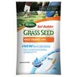 Scotts Turf Builder High Traffic Mix Grass Seed is the perfect grass for homes with kids and pets. This kid and pet friendly grass is made for lots of traffic and quickly spreads to areas that are thin and bare and is 99.99% weed free.