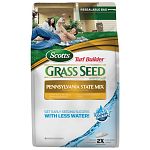 Exclusive blend formulated for pennsylvania lawns.  Super absorbent coating absorbs and releases water to keep seed moist, even if you miss a watering. Grows in thick and fast to help keep out dandelions & crabgrass