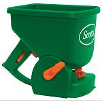 Scotts Easy Hand-Held Spreader is an economical, handheld rotary spreader that uniformly applies lawn fertilizer, grass seed or ice melt. It is ideal for small applications and has a heavy duty construction. It comes fully assembled and ready to use.