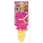 Soft, fluffy and fun, this cat toy by Kong is made for hours of kitty fun. Available in assorted colors and filled with crinkle and cat nip to get your cat's attention quickly and keep it. Great for solo or interactive play with your cat.