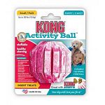 Made from an exclusiverubber formulation that's more flexible than regular Kongs, the activity ballsoothes sore gums and allows the puppy to try out developing teeth.