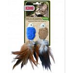 Ecologically responsible cat toys. All materials and dyes come from renewable resources that are naturally found in the environment. Purposely developed to appeal to the natural instincts of the indoor cat.
