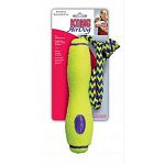 Our exclusive tennis ball fabric is nonabrasive and gentle on the teeth andgums. KONG Air Dog Fetch Stick with Rope floats high on water and comes withhigh-quality throw rope. This toy is perfect for retriever training!
