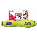 Non-abrasive tennis ball fabric stick can be used as a chew toy or a fetch toy. Great interactive dog and owner fun.