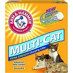 The more cats you have, the more you need the extra-strengthodor-blocking protection of arm & hammer multi-cat strength. Multi-cats activated baking soda crystals absorb even the toughest odors. Most advanced clumping technology makes scooping a