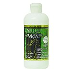 For use on thrush, seedy toe, white line disease, coronary band scurf, cracked heel bulbs and other bacterial and fungal problems associated with the sole, frog and hoof. Hoof Magic is non-staining, non-toxic, non-caustic and safe on hair and skin. 16 oz