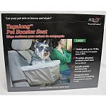 Provides a comfy ride for your favorite four-legged passenger. Design supports the seat from below, providing an unobstructed view and more comfortable ride for pets. Installs securely in one minute and even works in the backseat - requires head