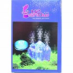 Kit includes: decorative molded crystal statue, blue colored led light and bubble maker Crystal statue is made with non-toxic, super safe resins chich will not impact the balance of the aquarium Blue colored mini led spotlights are safe and energy saving,