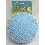 See the amazing bounce this ball has! Your dog will love this super bouncy ball that is ultra durable and can be punctured without deflating. Provides your pet with hours of playtime fun! It has a non-toxic Vanilla scent and vibrant, fun colors that are e