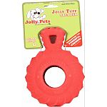 Made from specially formulated tuff blend of rubber and designed to stand up to the most powerful chewer Thick natural rubber and unique raised surfaces help clean teeth while dogs chew These chew toys feature a treat stuffing option to ensure your dog wi