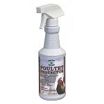Poultry Protector is a two in one product. The power to control insects and the ability to eliminate odors. Simple, easy and cost effective. 16oz (pint) - Spray Bottle Ready to Use.