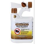 Liquid Fence repellent is formulated to coat earthworms and tender roots, the main sources of food for moles. This creates a very undesirable meal, forcing these hungry nuisances to look elsewhere for food. Coverage: 10,000 sq. ft.
