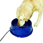 Makes water available for pets in even the most extreme cold temperatures. Thermostatically-controlled thermal-bowl is the answer to freezing water bowls. Just plug it in and your pets water will remain open all winter. All electronics are safely sealed i