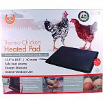 Provides warmth and comfort from the cold - perfect for chicken coops, nesting areas, pens and runs Combine with appropriate lighting to help maintain egg production year round Thermostatically controlled Durable and easy to clean, good for indoor or outd