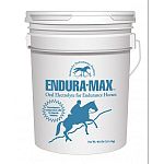 Endura-Max was created especially for endurance horses. Horses often sweat profusely during a ride, and valuable electrolytes are lost in this sweat. Endura-Max replaces those electrolytes in the same proportions lost in sweat.