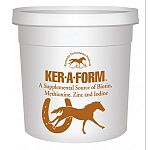 Help eliminate hoof problems that cause lost shoes--toe cracks, quarter cracks, shelly hoof walls--by feeding Ker-A-Form daily.