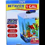Kit includes 1 gallon seamless tank body, multi color led lighting, water conditioner, and fish food Premium led lighting with 7 different light colors Crystal clear shatter proof aquarium body Lighting effects may be customized Made in the usa