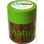 By nature chews canister contains chicken, turkey & cranberries and beef & venison chews The reusable canister is vacuum sealed for freshness