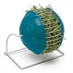 Rollin the Hay Dispenser keeps your pet's hay fresh and clean in a fun and convenient hay holder. Size of dispenser is 5.5 inches in diameter. Keeps hay sanitary and away from pet waste. Recommended for use with chinchillas, rabbits, and guinea pigs.