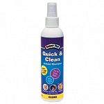 Quick And Clean Instant Critter Shampoo. No rinse formula. For guinea pigs, hamsters, mice, gerbils, rabbits and pet rats. Gentle on sensitive skin and leaves a long lasting tropical scent. Non-Irritating Leave On Formula. Size: 6 Oz Spray