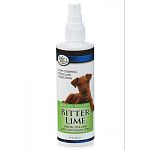 This Healing Remedies taste deterrent protects your pets coat from biting, chewing or licking his own coat. Four Paws Bitter Lime Spray for all pets is an easy to apply spray for lasting use. 8 oz.