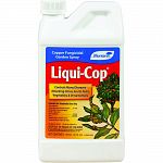Liquid copper fungicide spray for disease prevention on fruit trees, nut crops, citrus, vegetables and ornamentals. Very economical replacement for bordeaux mixture with an expanded label. Extremely weather proof and does not require oil or a sticker. Rep