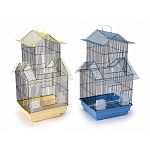 Cockatiel Beijing Style Bird Cage 16in X 14in X 32in (lxwxh)- Very large and roomy double roof style bird cage offers plenty of room, 1/2in wire spacing. Available in assorted colors. Please let us choose for you.
