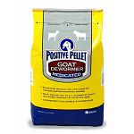 Can be safely fed to all classes of goats, including meat & dairy goats - even pregnant and lactating does. Unlike its imitators, Positive Pellet delivers its active ingredient (Rumatel) in a complete, balanced feed.