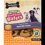 Made with healthy pumpkin and just a tough of nose-tingling cinnamon that will drive your dog nuts These tasty treats come in adorable bone shapes and are the paw-fect treat for your special dog!