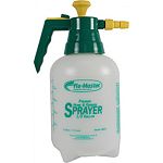 Small, handheld pressurized sprayer/mister with adjustable poly nozzle Ideal for houseplants and light-duty spraying Polyethylene with buna seals.