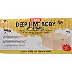 Includes 10-frame 9.5 deep hive body, 9.12 wooden frames with wax-coated black plastic foundation Can be used as a brood box or honey super Fits a 10-frame standard langstroth hive Precision-milled interlocking box joints for maximum strength Black foun