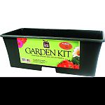 Contains 4 each mfg# 1010009 Each garden kit contains a free red mulch cover,4 piece system, fertilizer, dolomite and casters. Holds up to 2 cubic feet of peat Poor soil conditions and small backyards are no match for the earthbox gardening system Easy to