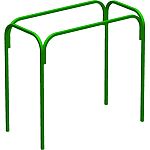 Offers the perfect height for picking low-growing herbs and produce Can even double as a work station for planting and replanting earthbox gardening systems Includes 4 sturdy steel frame pieces, stainless steel hardawre, assembly tools and instructions