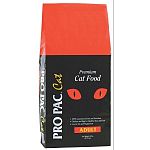 PRO PAC Cat Adult formula is a highly nutritious, great tasting cat food specially formulated for the needs of discriminating cats and their owners. The use of high quality ingredients makes PRO PAC Cat Adult formula highly palatable.