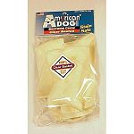 Your dog will enjoy chewing on the American Dog Clear Basted Rawhide Chips by Pet Factory. Made in the USA with a clear baste that tastes great and won t stain. Dogs love the flavor and it keeps them entertained. Available in beef, chicken and peanut butt