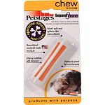 Combines durable strength with natural bone scent Will not split and splinter like a natural bone Chewy patches add interest Bone blend made in the usa