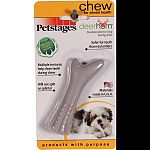 Safer for teeth than real antlers Multiple textures help clean teeth during chew Will not split or splinter Materials made in the usa