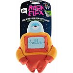 Squeaking plush from outer space! Three layers with trademarked alien flex gnaw guard protection