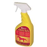 Insecticide wipe/spray-on for horses, dogs, and ponies. Kills and Repels Mosquitoes to help protect against West Nile Virus. Powerful formula contains .25% Permethrin to protect against Horse Flies, Stable Flies.