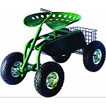 Great for gardening and many other projects, from washing tires to painting low spots Weight capacity is 400 lbs