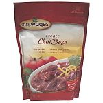 Make great chili with Mrs. Wages delicious chili base tomato mix. This mix makes cooking great tasting chili easy and quick and includes all of the essential ingredients needed to make chili taste great.