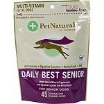 A multi-vitamin/mineral supplement with taurine and digestive enzymes for senior dogs Amino acids to support liver and cardiovascular function, connective tissue integrity and neurological performance Dha (omega 3 fatty acid) to support brain function Lin