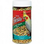 A fun way to add variety to your pets diet. A fortified blend of wholesome, fresh-tasting vegetables and seeds. For cockatiels.